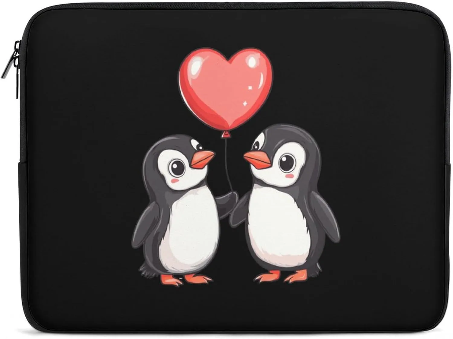Penguin Valentine Laptop Case Sleeve Bag 10inch Durable Shockproof Protective Computer Carrying Cover Briefcase