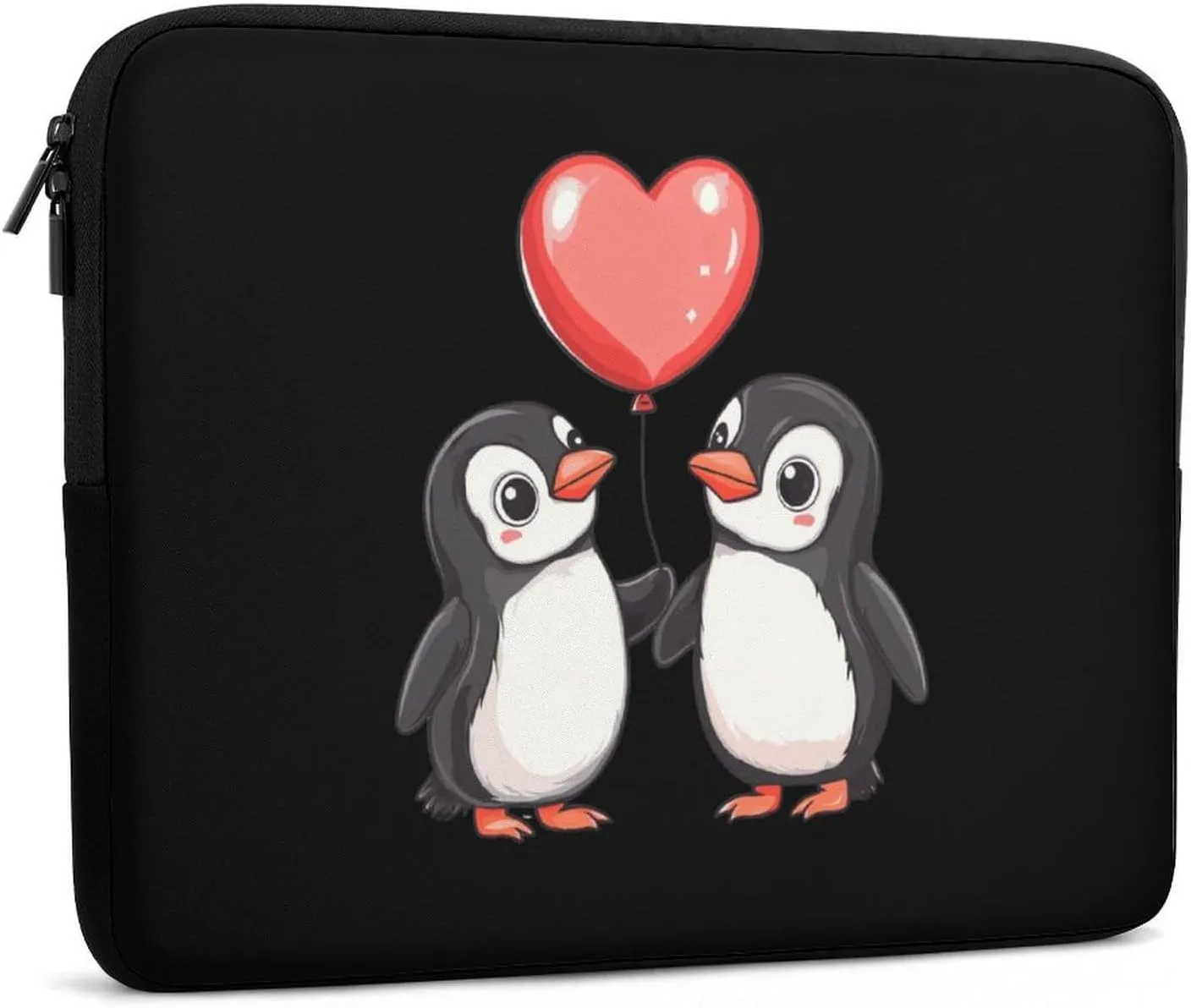 Penguin Valentine Laptop Case Sleeve Bag 10inch Durable Shockproof Protective Computer Carrying Cover Briefcase