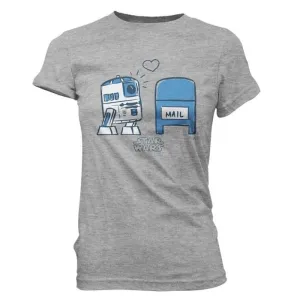 Pop! Tees Super Cute Star Wars R2D2 In Love (Women's Large)