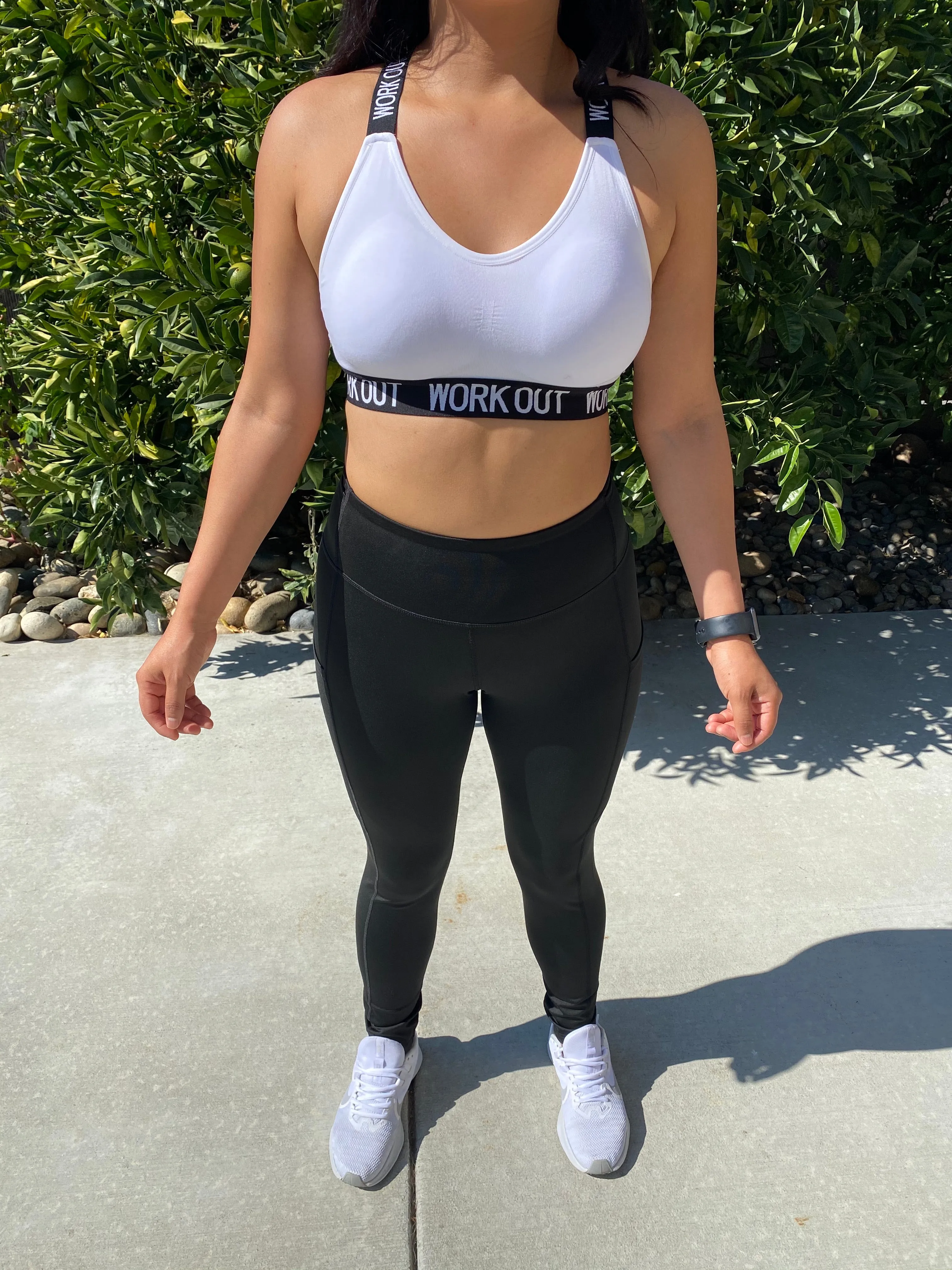 “Power Up” High Waisted Utility Leggings” (jet black)