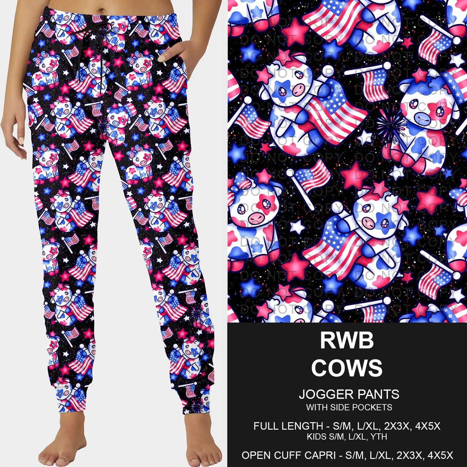 Pre-Order RWB Cows Joggers (ETA: mid June)