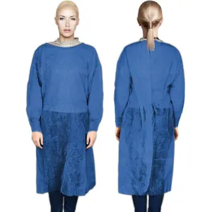 Protective Jacket for Nail Technician Nonwoven (Long-sleeve) - lab coat fabric