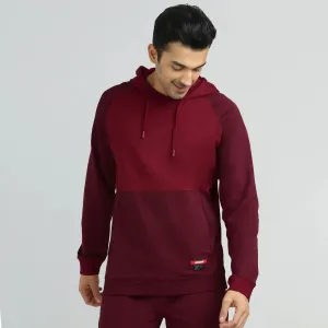 Quest French Terry Cotton Hoodies Scarlet Red