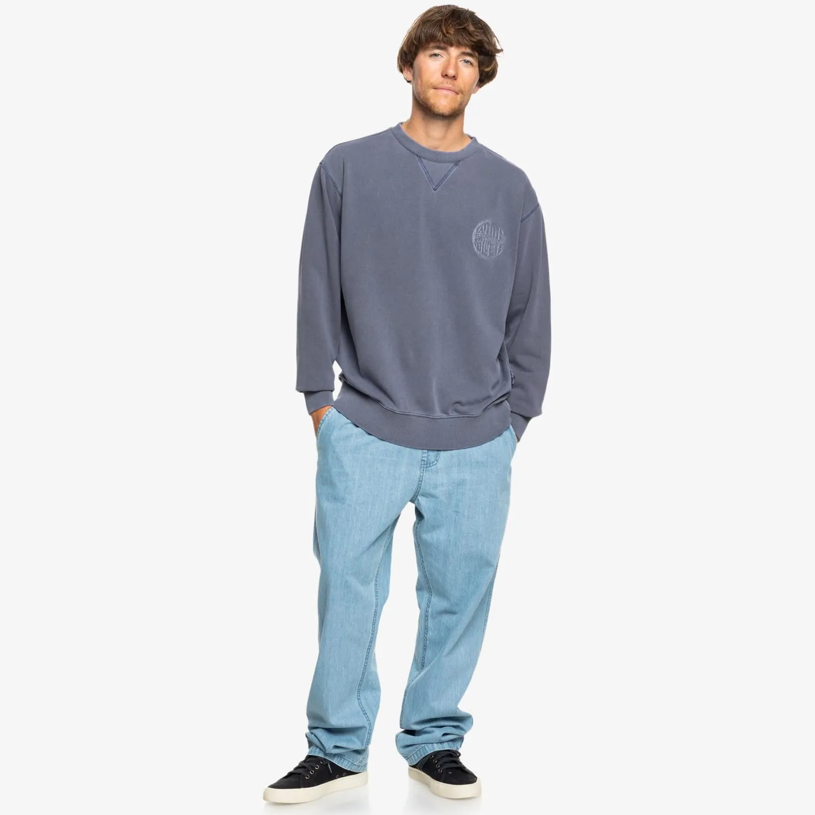 Quiksilver Mens Garment Dye Pullover