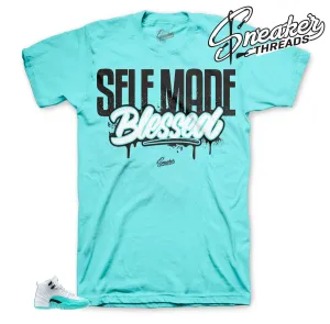 Retro 12 Light Aqua Self Made Shirt