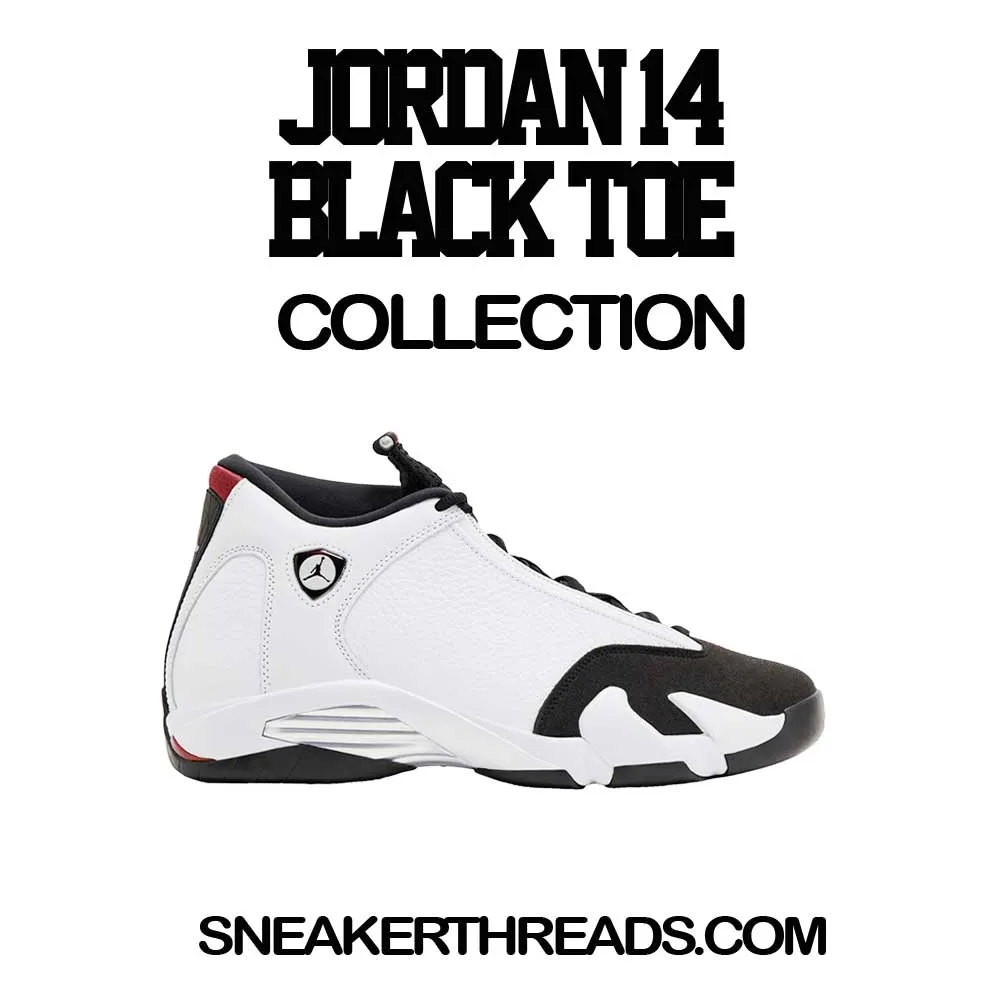 Retro 14 Black Toe Shield Satin Jacket