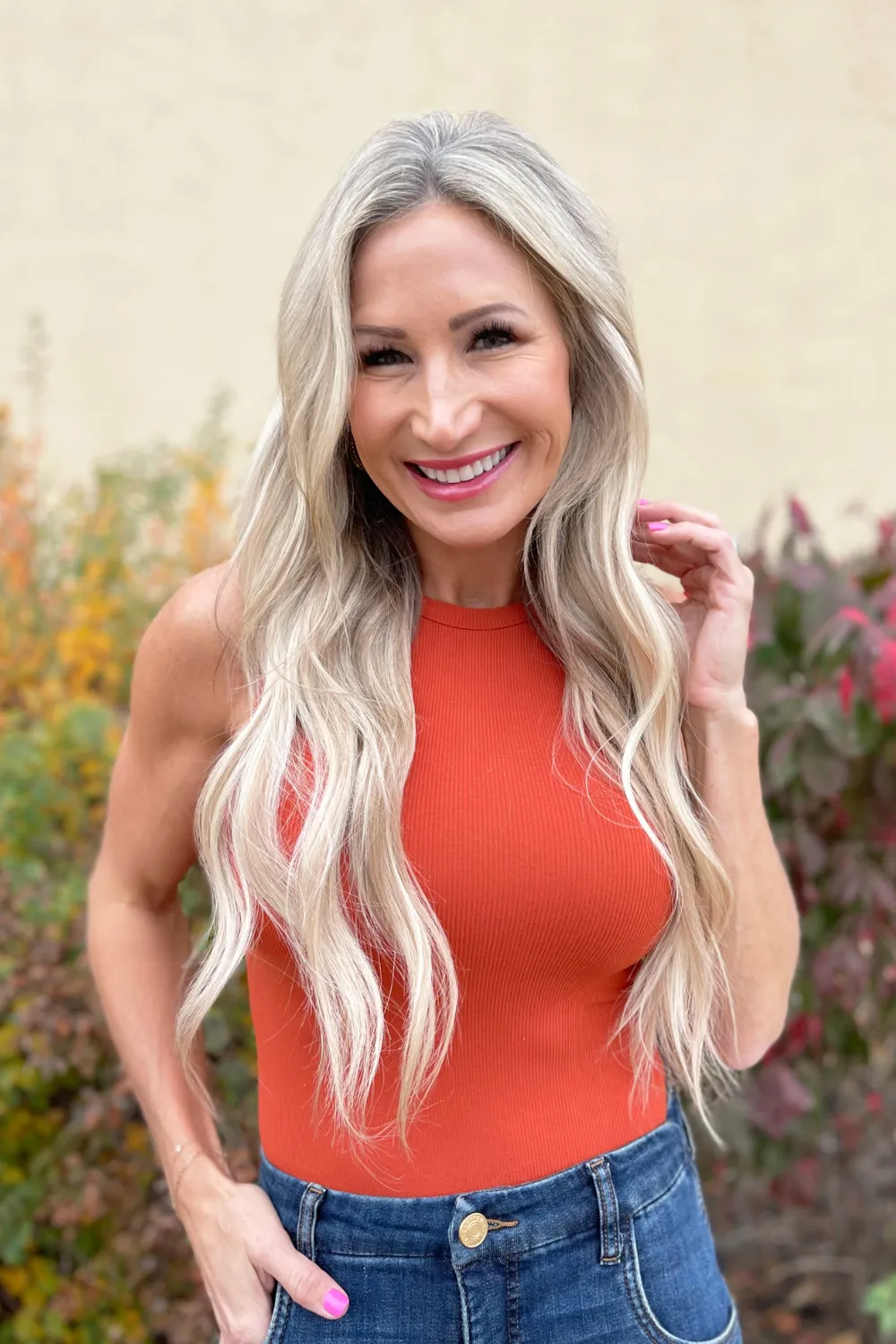 Round Neck Sleeveless Bodysuit