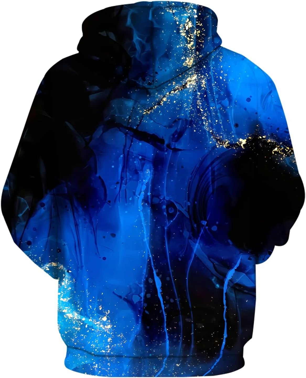 sanatty Unisex Hoodies 3D Print Galaxy Pullover Hooded Sweatshirt Hoodies with Big Pockets for Teen Men, Teen Boy, Women