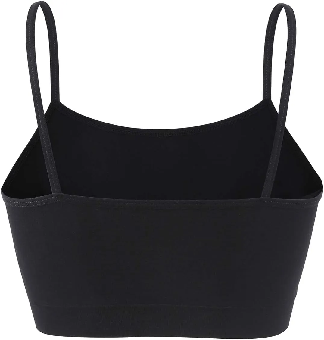 Simple Durable Mini Camisole Cropp Tank Tops for Women, Comfy Soft Stretch Seamless Basic Cami