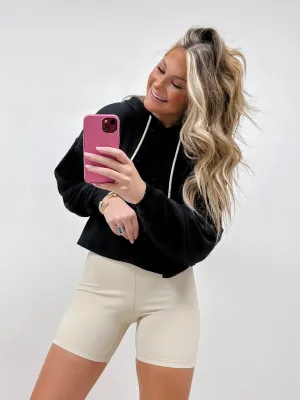 Soft Lounge Hoodie- Black