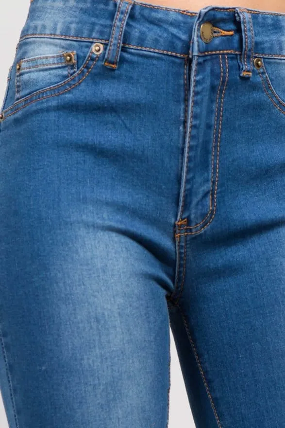 Split Knee Jeans