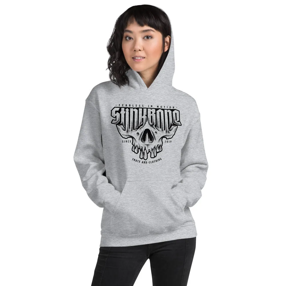 StinkBone Unisex Hoodie Black Logo