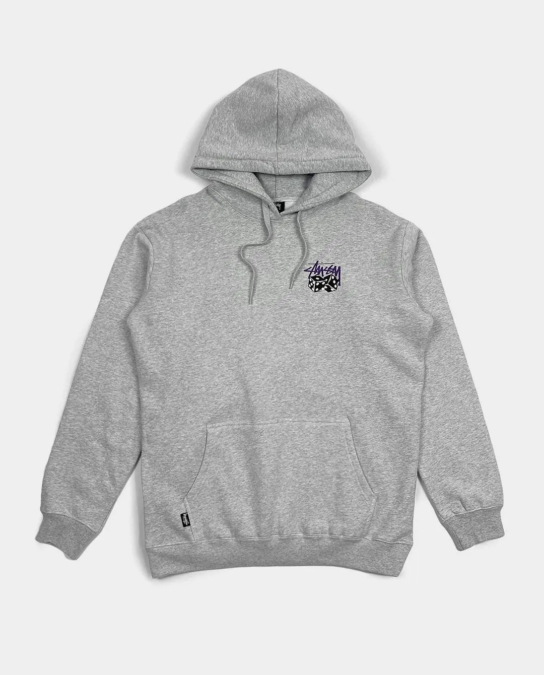 Stussy - Pair Of Dice Fleece Hood - Grey