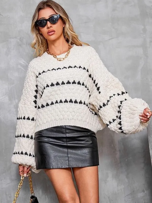 Stylish  Chunky Knit Sweater