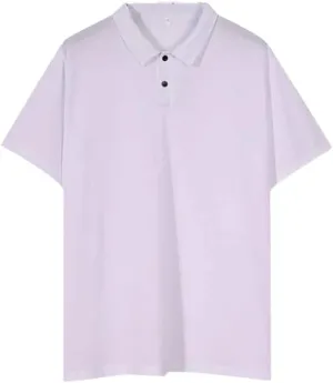 Summer Men Hole Breathable Polo Shirt Short Sleeve Large Size Quick Dry Stretch Tees Turn Down Collar Tops