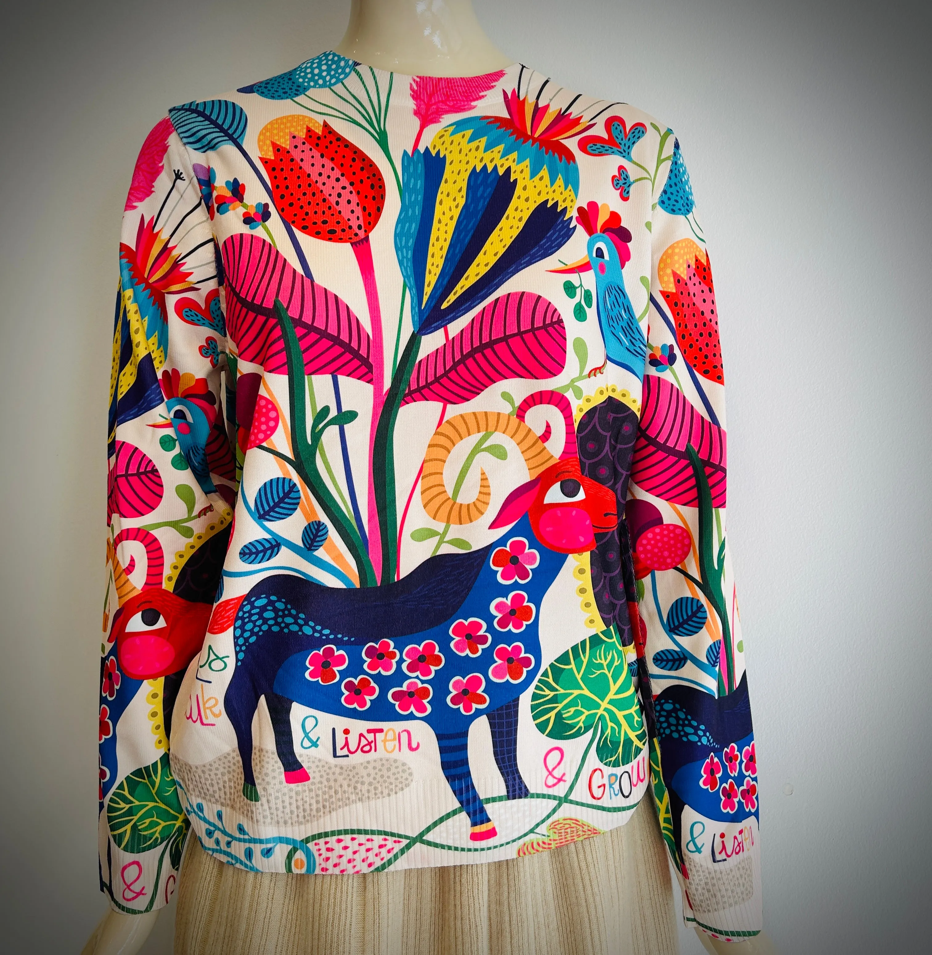 Summer Printed Sweaters April Sale 25% Off.  At Checkout Use Code April25