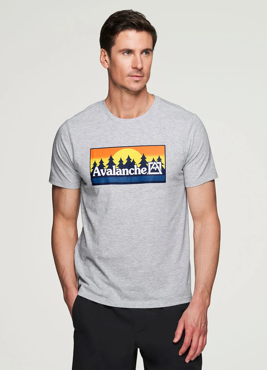 Sunset Forest Graphic Logo Tee