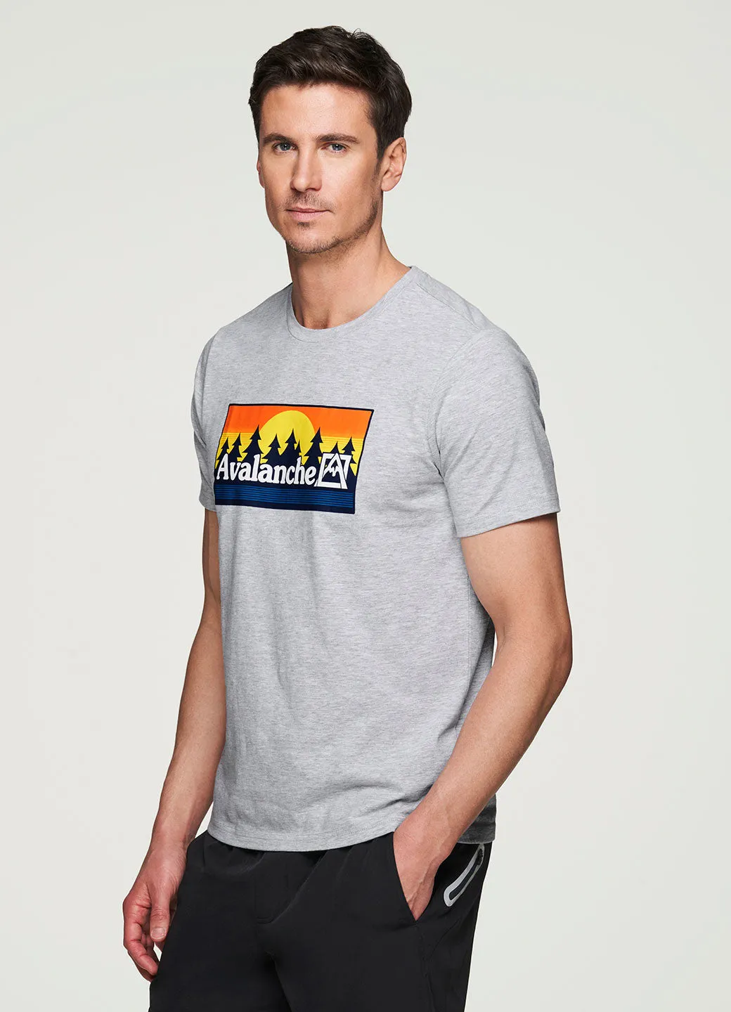 Sunset Forest Graphic Logo Tee