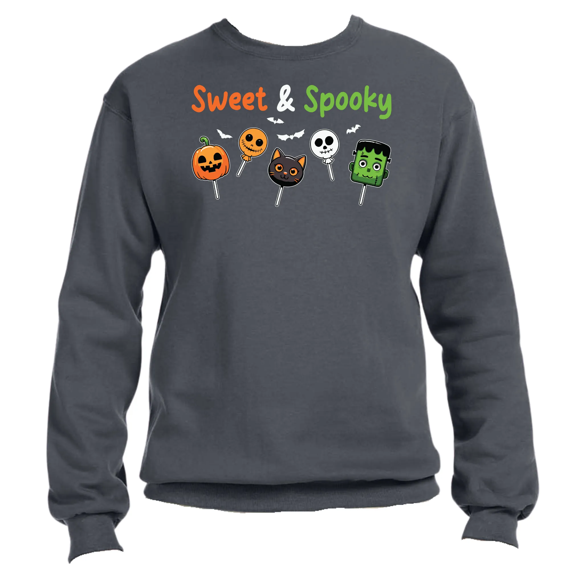 Sweet & Spooky Halloween Sweatshirt | Easy Ready-to-Press, Custom Cute Halloween Apparel