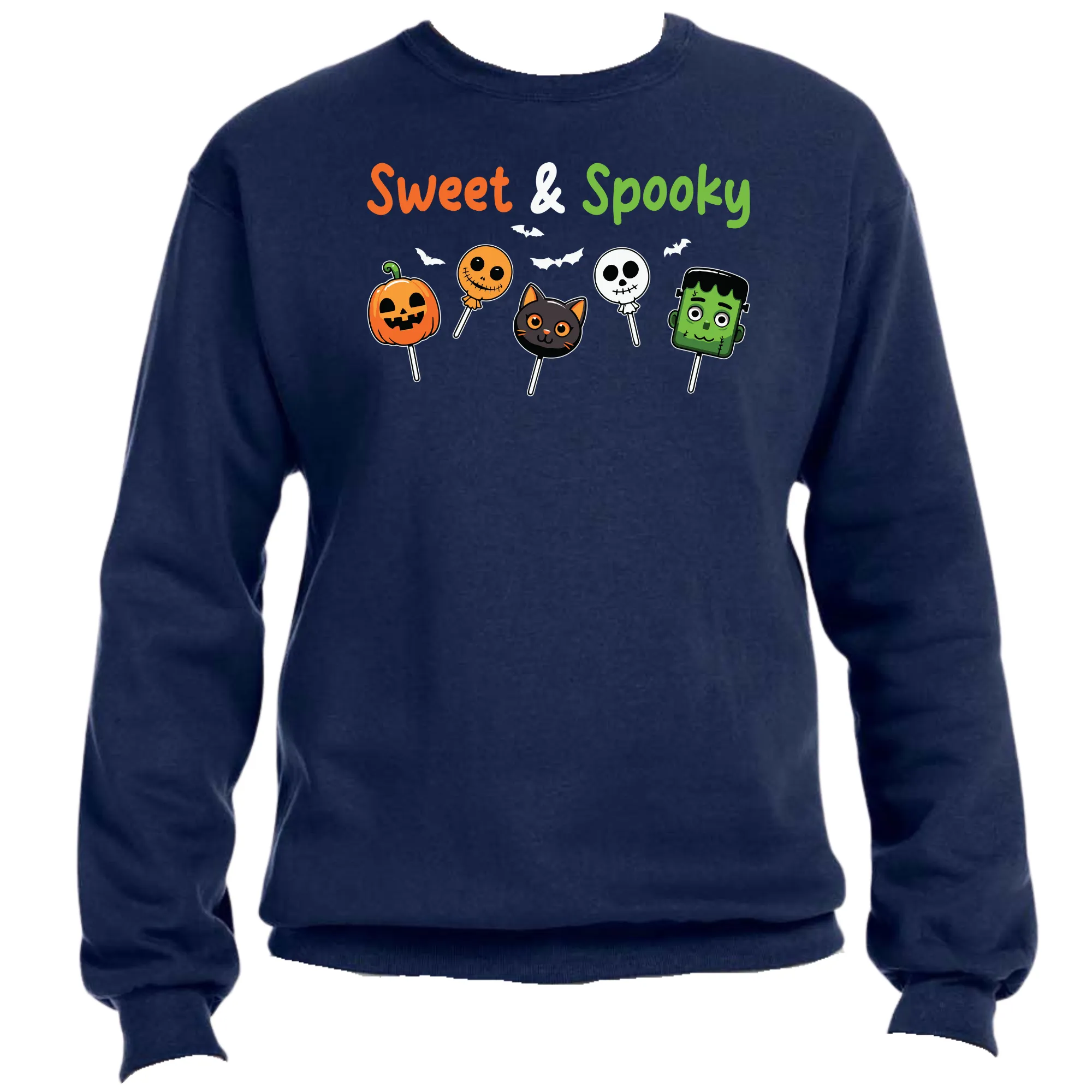 Sweet & Spooky Halloween Sweatshirt | Easy Ready-to-Press, Custom Cute Halloween Apparel