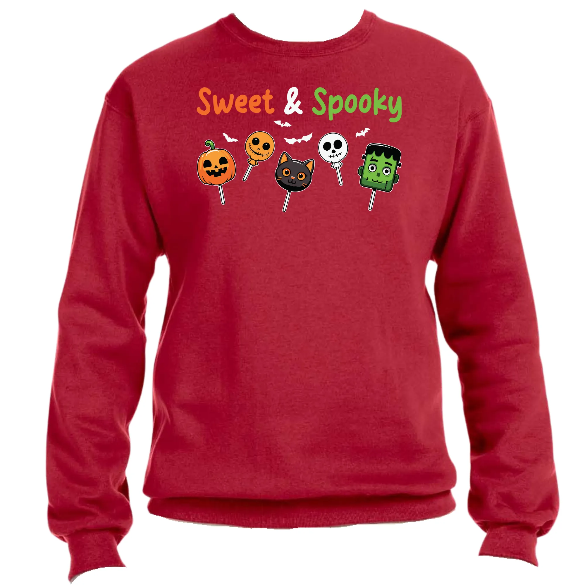 Sweet & Spooky Halloween Sweatshirt | Easy Ready-to-Press, Custom Cute Halloween Apparel
