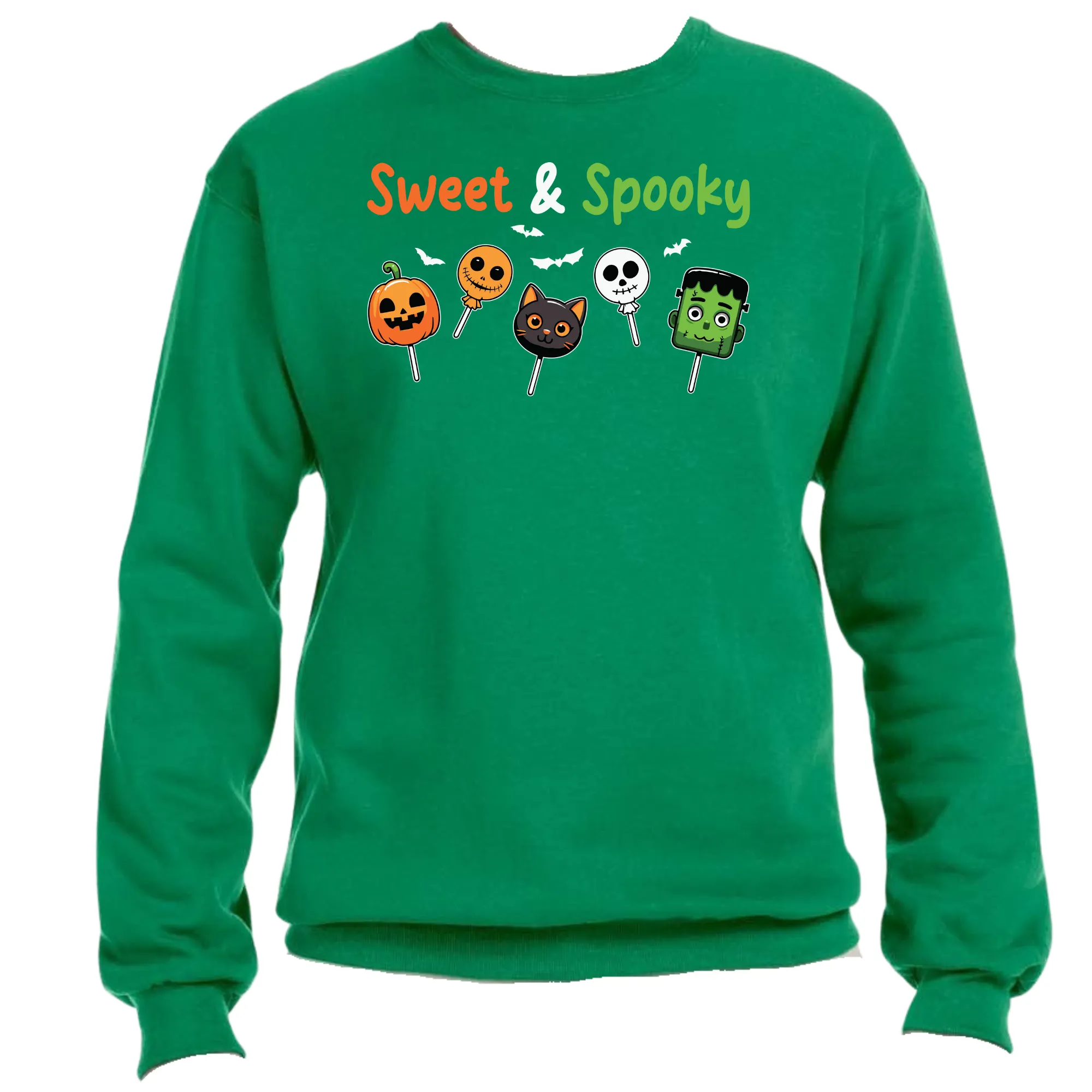 Sweet & Spooky Halloween Sweatshirt | Easy Ready-to-Press, Custom Cute Halloween Apparel
