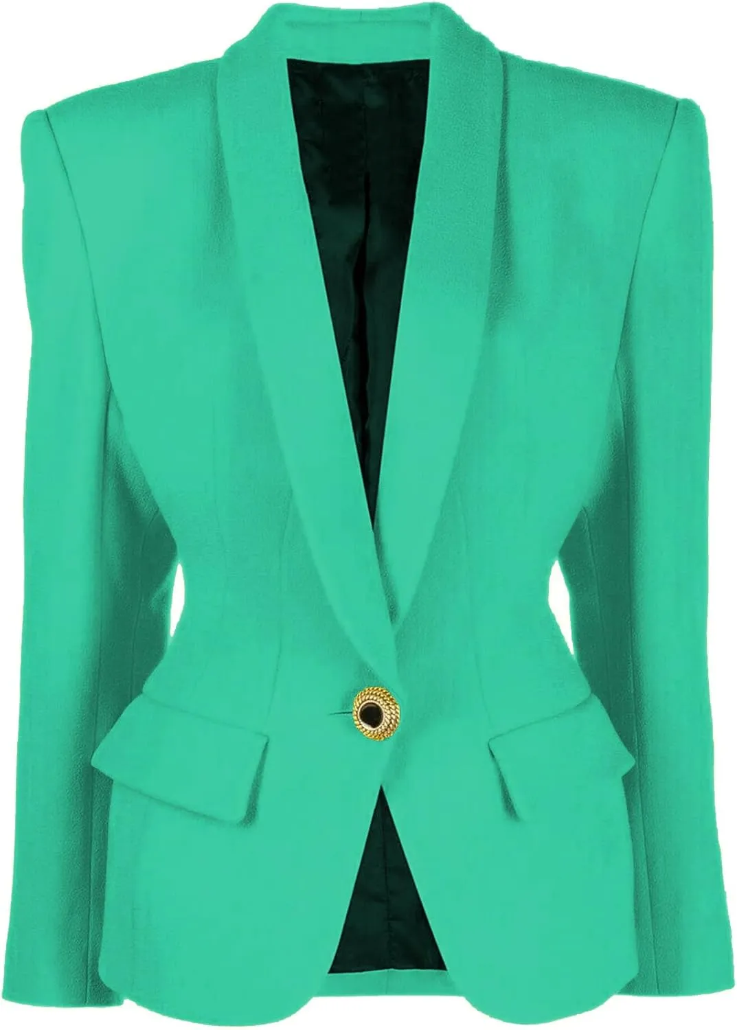 Sxfashbrd Womens Casual Blazers Suit Slim Fit Front Open Jacket Long Sleeves Work Office Formal Blazer Party Jackets