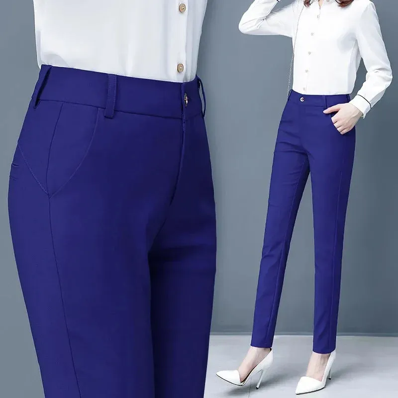 Sylis | High Waist Elastic Pants for Plus Size Women