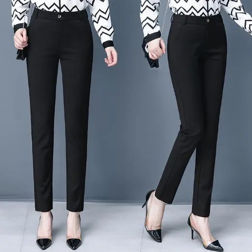 Sylis | High Waist Elastic Pants for Plus Size Women