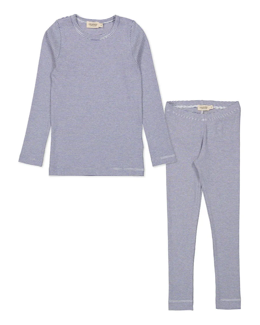 Tani Lounge Set - Blue Stripe