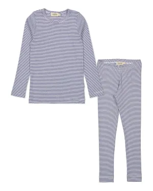 Tani Lounge Set - Blue Stripe