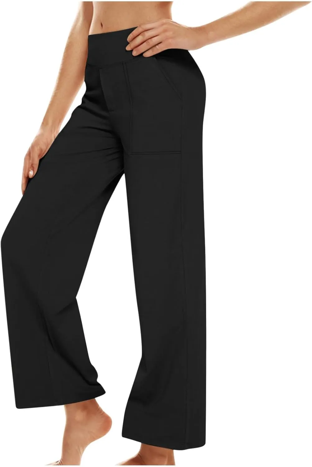 TARIENDY Yoga Pants Women 2025 Wide Leg Pants High Waist Stretch Dressy Casual Sweatpants Loose Comfy Workout Trousers