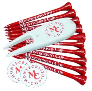 Tee Pack with 10 Tall Tees, 2 Ball Markers, & Divot Tool