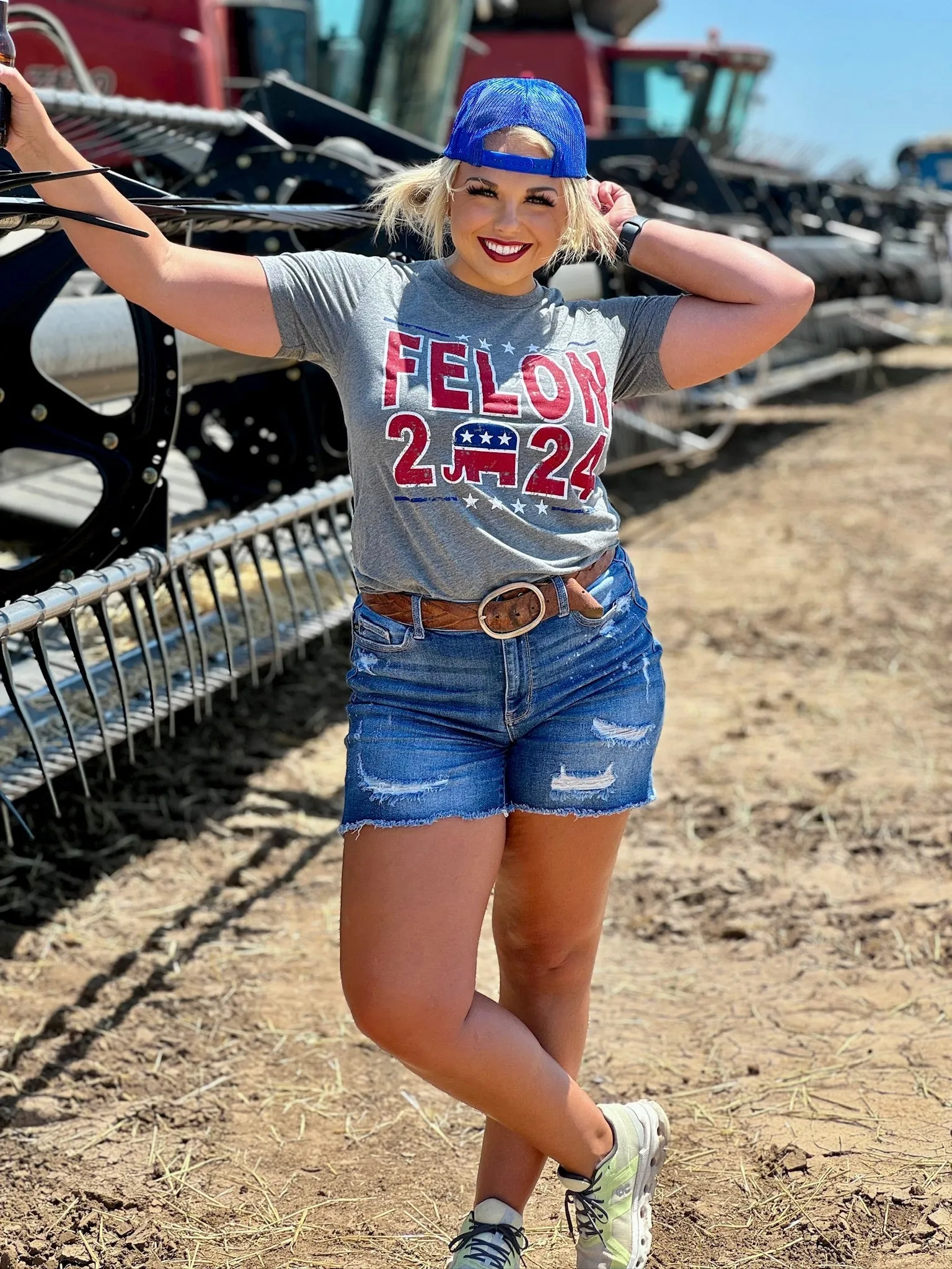 Texas True Threads Trump - Felon 2024 Tee