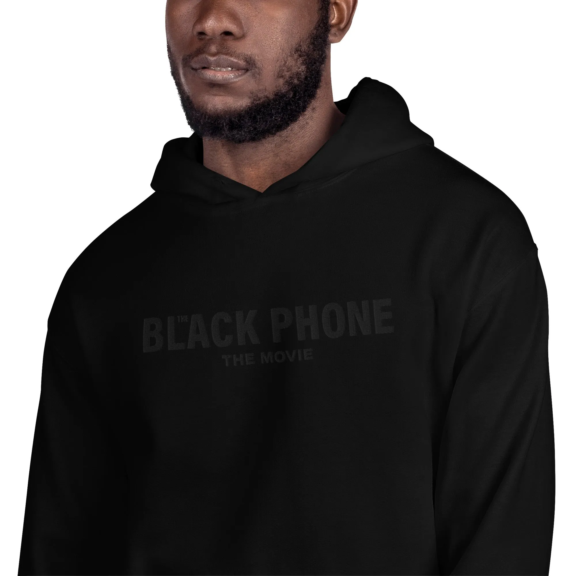 The Black Phone Embroidered Logo Hoodie