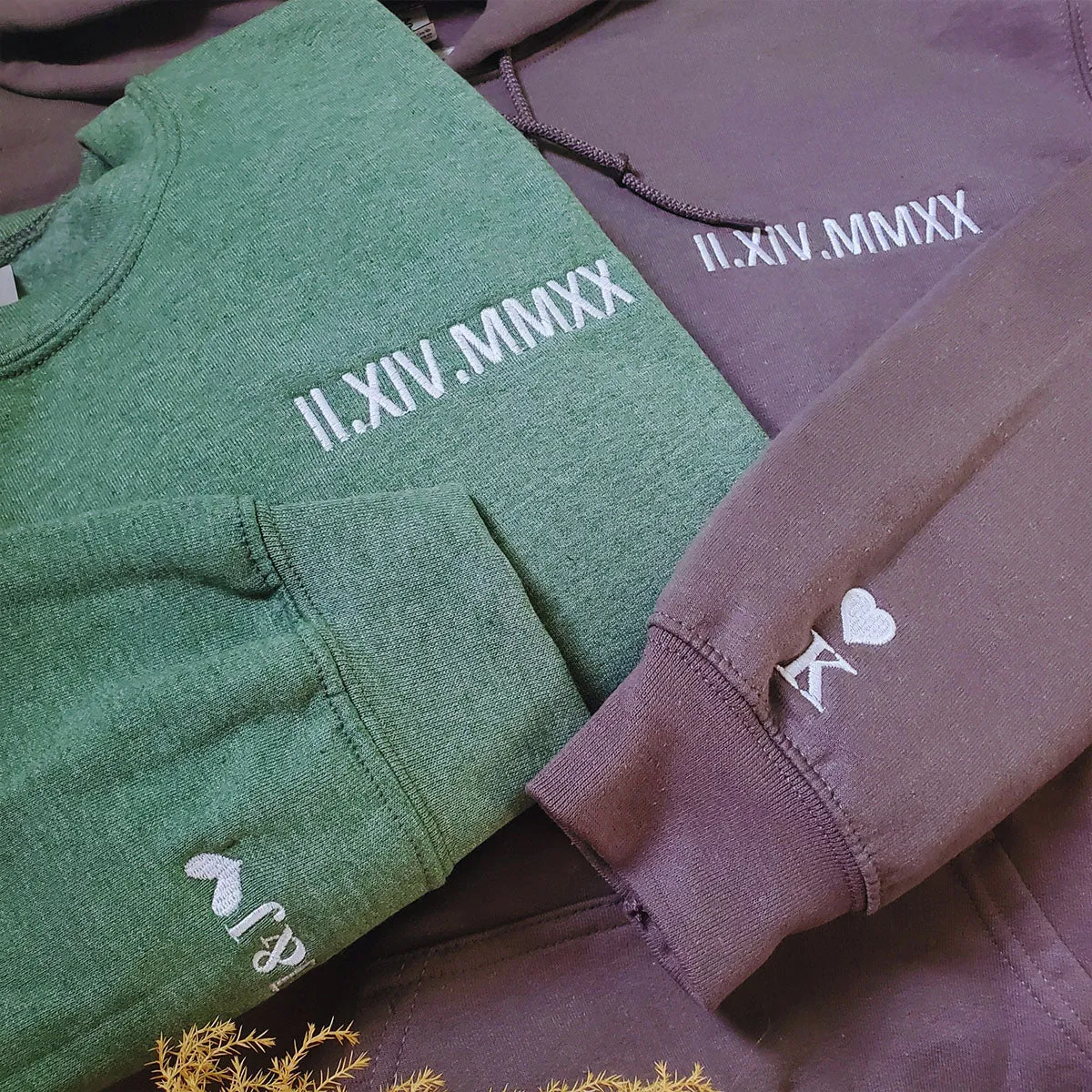 The Boss The Real Boss Hoodie or Sweatshirt, Custom Embroidered for Couple Valentine's Gifts