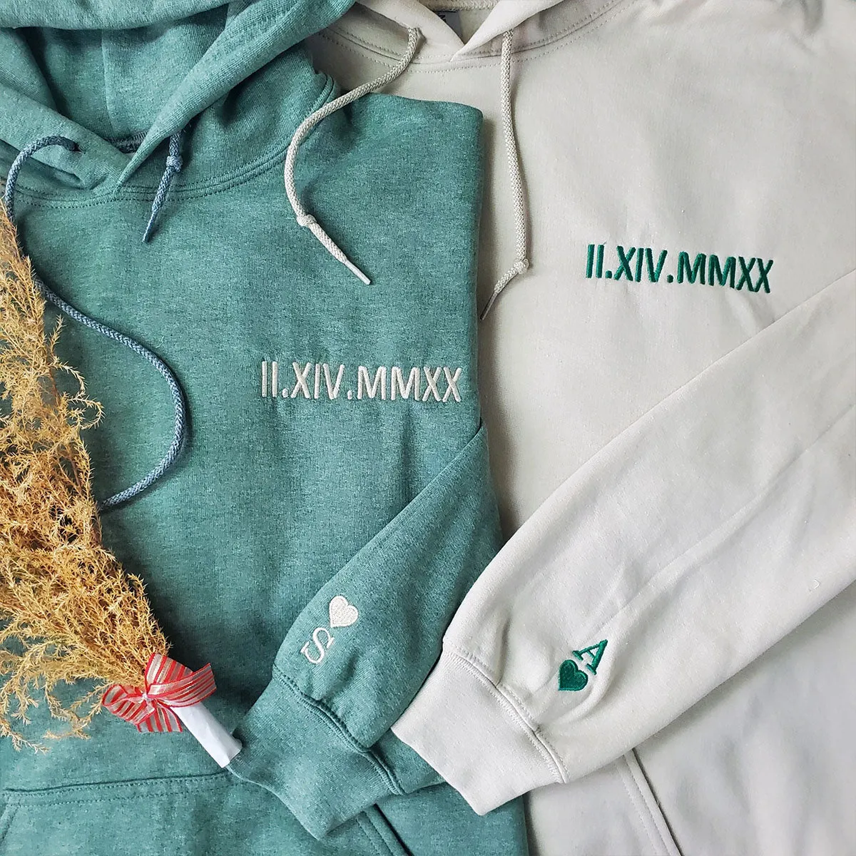 The Boss The Real Boss Hoodie or Sweatshirt, Custom Embroidered for Couple Valentine's Gifts