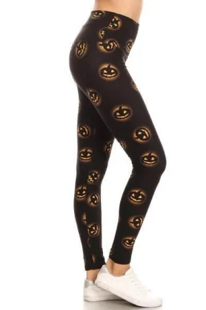The Halloween Leggings: Stretchy Tummy Control Soft Leggings