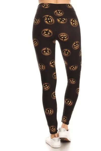 The Halloween Leggings: Stretchy Tummy Control Soft Leggings