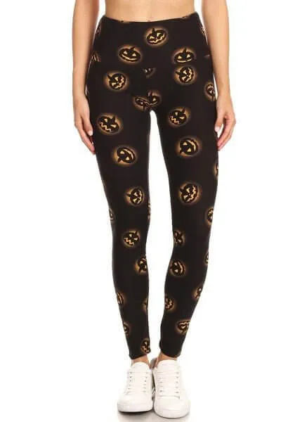 The Halloween Leggings: Stretchy Tummy Control Soft Leggings