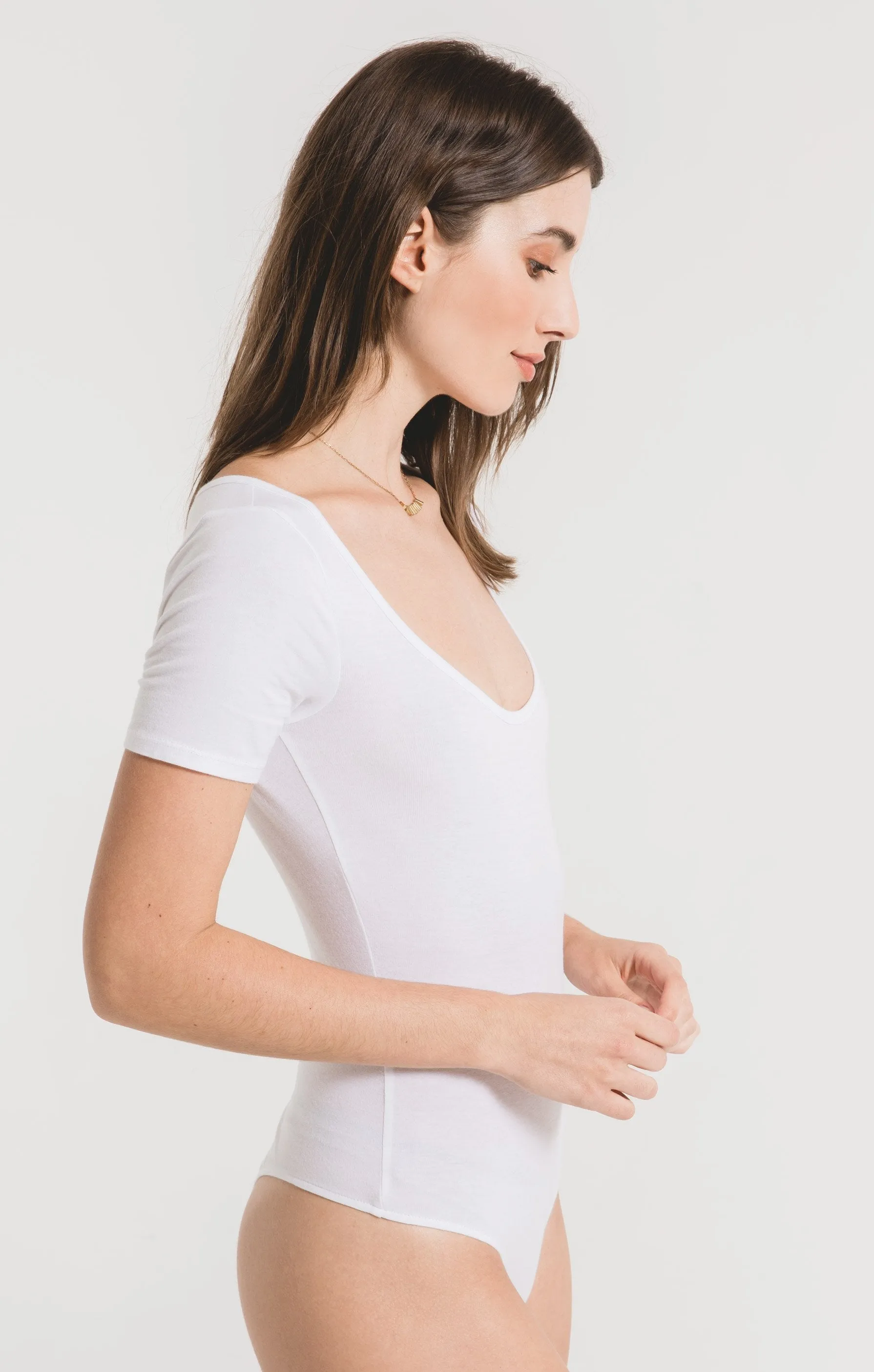 The Harlo Bodysuit | White