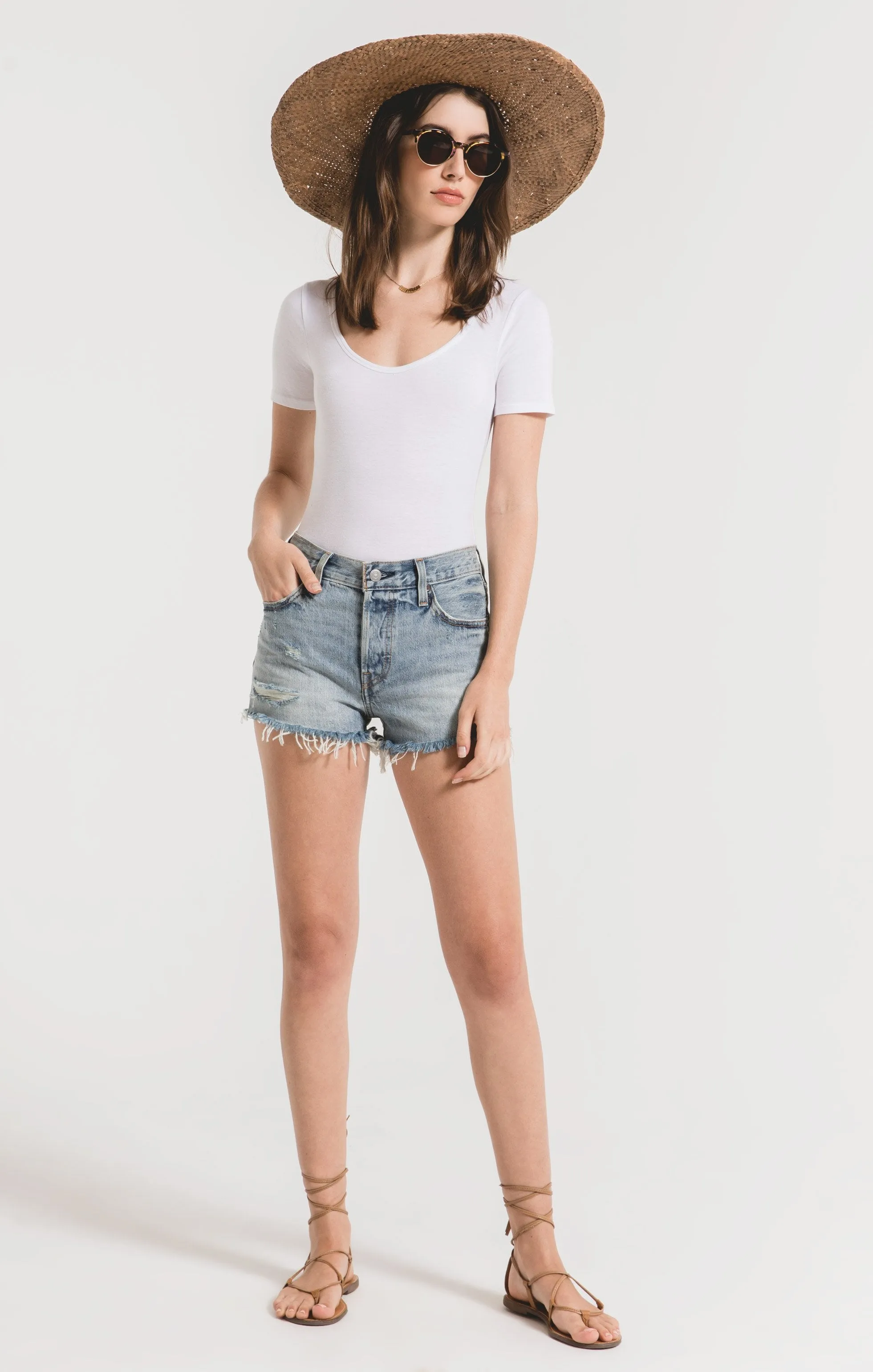 The Harlo Bodysuit | White