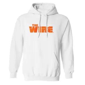 The Wire Orange Logo Fleece Hooded Sweatshirt