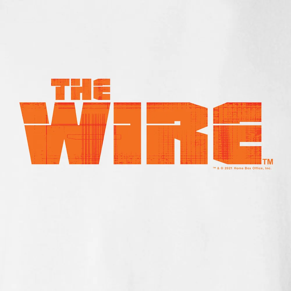 The Wire Orange Logo Fleece Hooded Sweatshirt