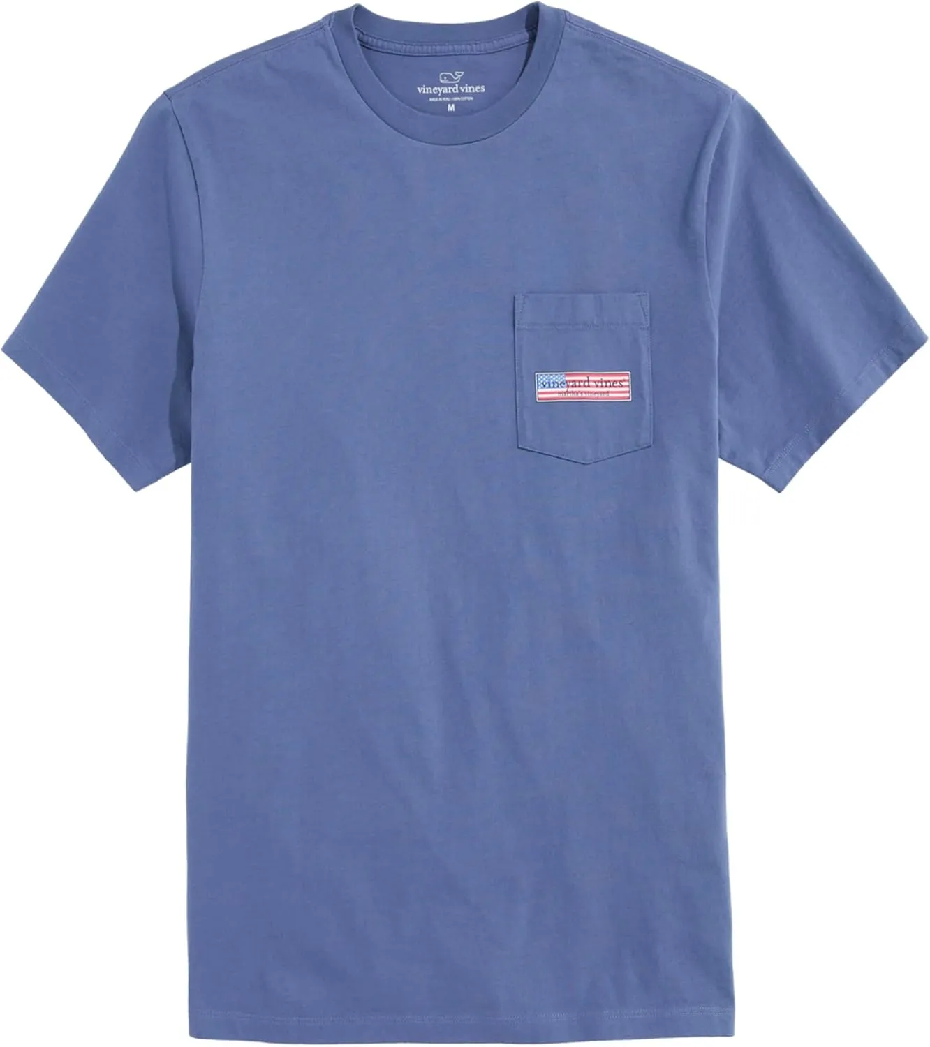 vineyard vines Men's Classic USA Logo Box Short-Sleeve Pocket Tee