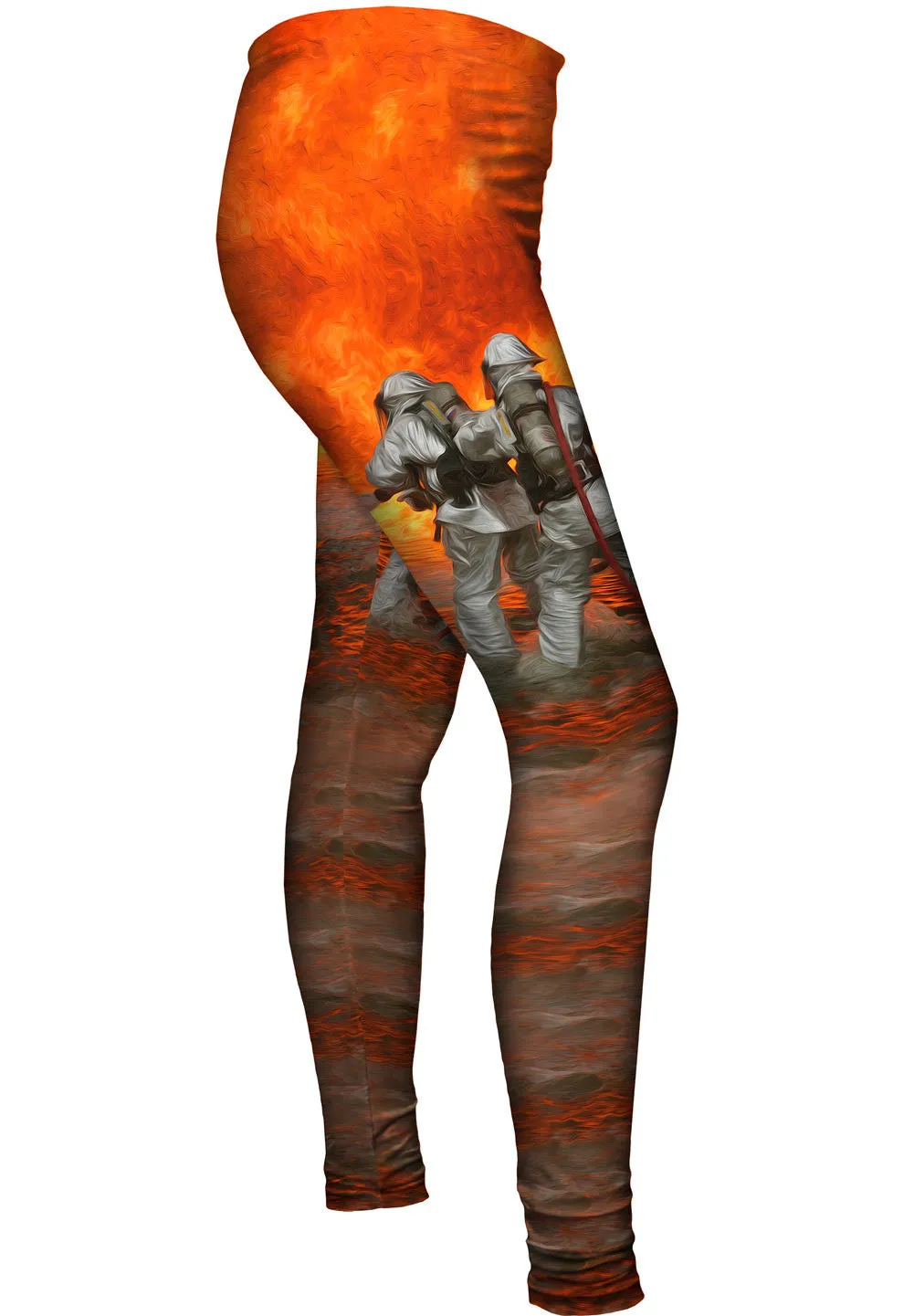 Wall Of Flame Firefighters