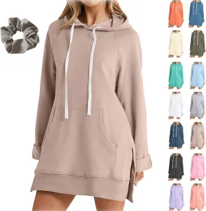 Warmy Oversized Hoodies, Oversized Dress Hoodies Women, Warmy Oversized Hoodie Dress Women Pockets