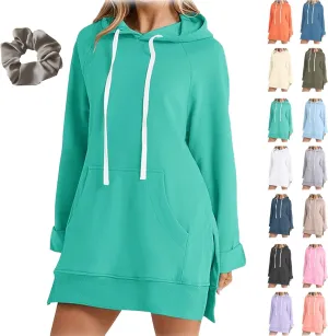 Warmy Oversized Hoodies, Oversized Dress Hoodies Women, Warmy Oversized Hoodie Dress Women Pockets