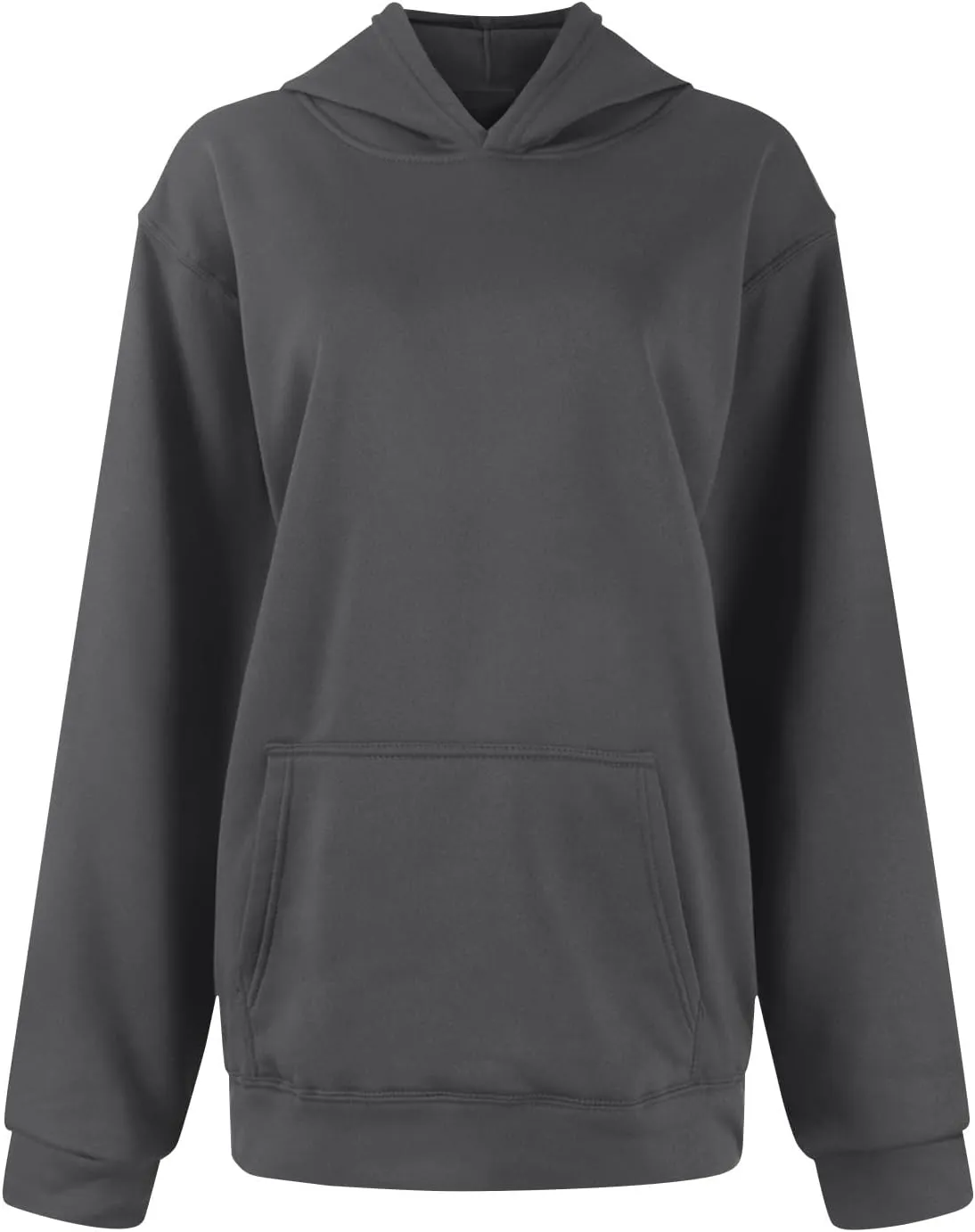 Womens Hoodies Y2k Preppy Oversized Sweatshirt Hooded Fleece Pullover Loose Fit Cute Comfort Hoodie with Pockets