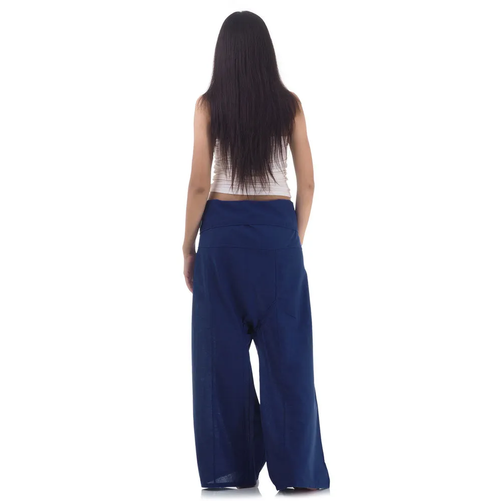 Women's Thai Fisherman Pants Oceanic Navy